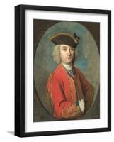 Portrait of Louis De Jean-Philippe Mercier-Framed Giclee Print