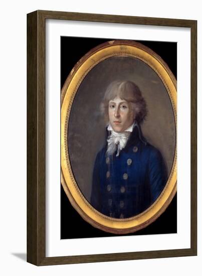 Portrait of Louis De Saint-Just-null-Framed Giclee Print