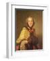 Portrait of Louis-Henriette De Bourbon-Conti, with Muffler-Jean-Marc Nattier-Framed Premium Giclee Print