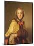 Portrait of Louis-Henriette De Bourbon-Conti, with Muffler-Jean-Marc Nattier-Mounted Premium Giclee Print