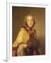 Portrait of Louis-Henriette De Bourbon-Conti, with Muffler-Jean-Marc Nattier-Framed Giclee Print