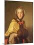 Portrait of Louis-Henriette De Bourbon-Conti, with Muffler-Jean-Marc Nattier-Mounted Giclee Print