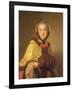 Portrait of Louis-Henriette De Bourbon-Conti, with Muffler-Jean-Marc Nattier-Framed Giclee Print