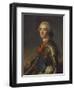 Portrait of Louis-Jean-Marie De Bourbon (1725-1793), Duc De Penthievre in Armour, with the Order…-Jean-Marc Nattier-Framed Giclee Print