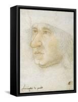 Portrait of Louis Malet De Graville (1438-1516), Admiral of France Par Bourdichon, Jean (1457-1521)-Jean Bourdichon-Framed Stretched Canvas