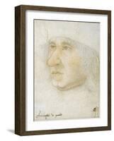 Portrait of Louis Malet De Graville (1438-1516), Admiral of France Par Bourdichon, Jean (1457-1521)-Jean Bourdichon-Framed Giclee Print