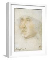 Portrait of Louis Malet De Graville (1438-1516), Admiral of France Par Bourdichon, Jean (1457-1521)-Jean Bourdichon-Framed Giclee Print