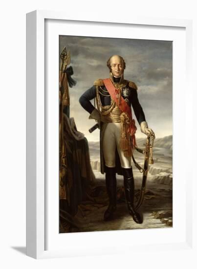 Portrait of Louis Nicolas Davout-Tito Marzocchi de Belluci-Framed Giclee Print