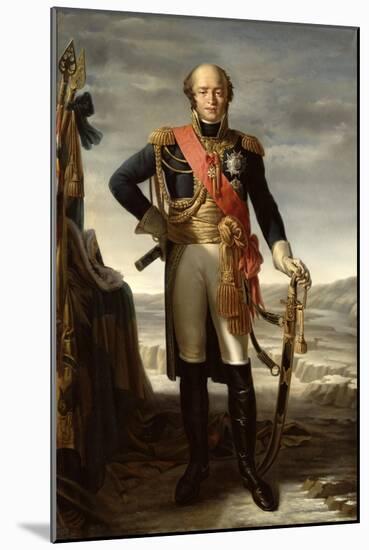 Portrait of Louis Nicolas Davout-Tito Marzocchi de Belluci-Mounted Giclee Print