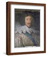 Portrait of Louis of Bourbon-null-Framed Giclee Print