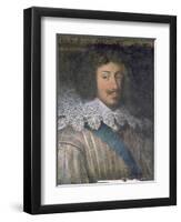 Portrait of Louis of Bourbon-null-Framed Giclee Print