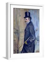 Portrait of Louis Pascal by Henri De Toulouse Lautrec-null-Framed Giclee Print