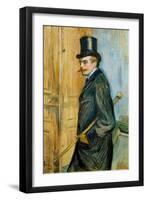 Portrait of Louis Pascal-Henri de Toulouse-Lautrec-Framed Giclee Print