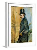 Portrait of Louis Pascal-Henri de Toulouse-Lautrec-Framed Giclee Print