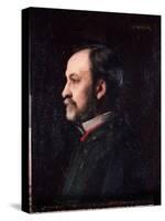 Portrait of Louis Pasteur (1822-1895), French Chemist and Biologist, - by Henner, Musée De L'instit-Jean-Jacques Henner-Stretched Canvas