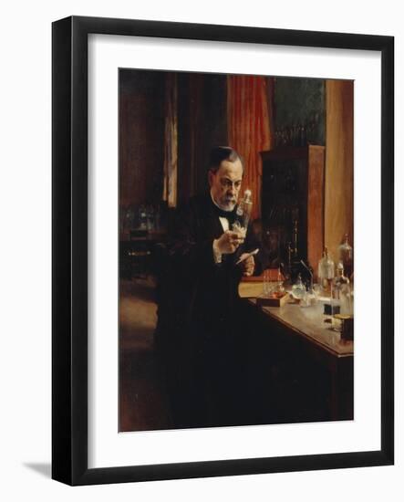 Portrait of Louis Pasteur-Albert Edelfelt-Framed Giclee Print
