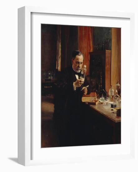 Portrait of Louis Pasteur-Albert Edelfelt-Framed Giclee Print