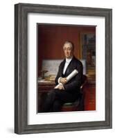 Portrait of Louis Tullius Visconti - by Theophile Vauchelet-null-Framed Giclee Print