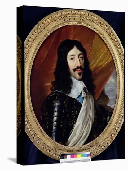 Portrait of Louis XIII (1601-43) after 1610-Philippe De Champaigne-Stretched Canvas