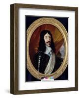 Portrait of Louis XIII (1601-43) after 1610-Philippe De Champaigne-Framed Giclee Print