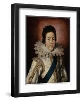 Portrait of Louis XIII, King of France, as a boy, c.1616-Frans II Pourbus-Framed Giclee Print