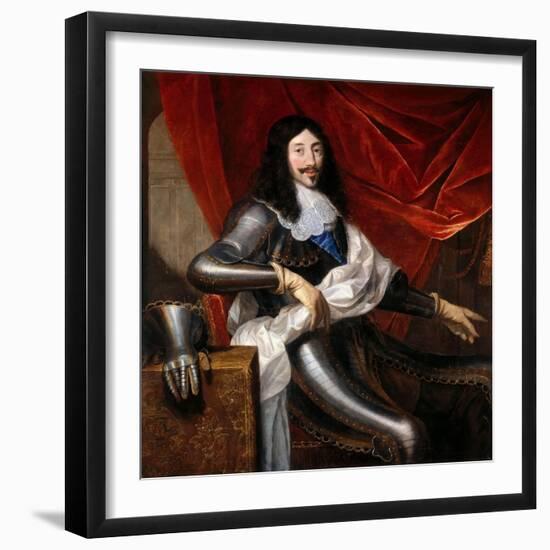 Portrait of Louis XIII of France (1601-164)-Justus van Egmont-Framed Giclee Print