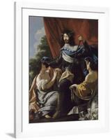 Portrait of Louis XIII of France (1601-164)-Simon Vouet-Framed Giclee Print