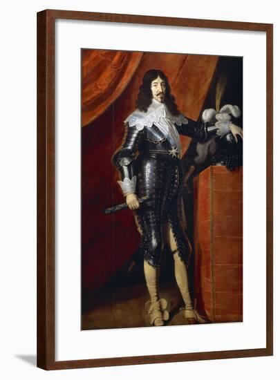 Portrait of Louis XIII of France-null-Framed Giclee Print