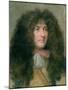 Portrait of Louis Xiv (1638-1715) King of France-Charles Le Brun-Mounted Giclee Print