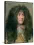 Portrait of Louis Xiv (1638-1715) King of France-Charles Le Brun-Stretched Canvas