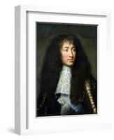 Portrait of Louis XIV (1638-1715)-Charles Le Brun-Framed Premium Giclee Print