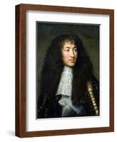 Portrait of Louis XIV (1638-1715)-Charles Le Brun-Framed Giclee Print