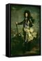Portrait of Louis XIV (1638-1715)-Hyacinthe Rigaud-Framed Stretched Canvas