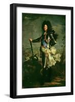 Portrait of Louis XIV (1638-1715)-Hyacinthe Rigaud-Framed Giclee Print
