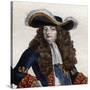 Portrait of Louis XIV of France (1638-1715), King of France-French School-Stretched Canvas