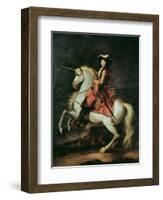 Portrait of Louis Xiv on a Horse-Adam Frans van der Meulen-Framed Giclee Print