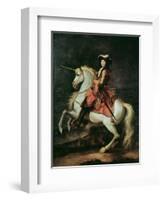 Portrait of Louis Xiv on a Horse-Adam Frans van der Meulen-Framed Giclee Print