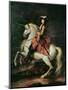 Portrait of Louis Xiv on a Horse-Adam Frans van der Meulen-Mounted Premium Giclee Print