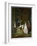 Portrait of Louis XIV Packed in a Box-Jean Antoine Watteau-Framed Giclee Print