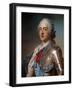 Portrait of Louis XV (1710-1774) in Armor - by Quentin Delatour-null-Framed Giclee Print