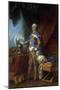 Portrait of Louis XV - by Carle Van Loo's Studio-null-Mounted Giclee Print