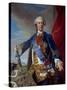 Portrait of Louis XV by Louis Michel Van Loo-null-Stretched Canvas