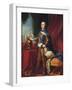 Portrait of Louis XV in Armour-Carle van Loo-Framed Giclee Print