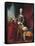 Portrait of Louis XV in Armour-Carle van Loo-Framed Stretched Canvas