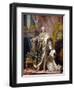 Portrait of Louis XV in His Royal Costume-Louis Michel Van Loo-Framed Giclee Print