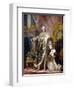 Portrait of Louis XV in His Royal Costume-Louis Michel Van Loo-Framed Giclee Print