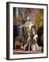 Portrait of Louis XV in His Royal Costume-Louis Michel Van Loo-Framed Giclee Print