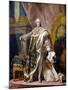 Portrait of Louis XV in His Royal Costume-Louis Michel Van Loo-Mounted Giclee Print