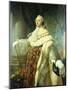 Portrait of Louis XV Wearing Robes of State-Antoine Francois Callet-Mounted Giclee Print