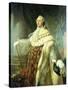 Portrait of Louis XV Wearing Robes of State-Antoine Francois Callet-Stretched Canvas
